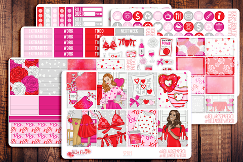 Valentine's Day Planner Sticker Kit SP301