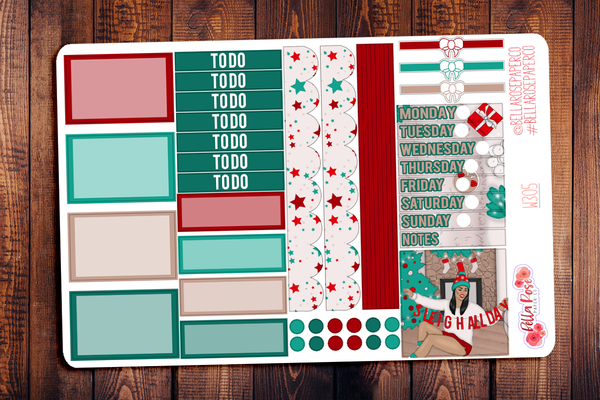 Christmas Eve Mini Happy Planner Sticker Kit W305