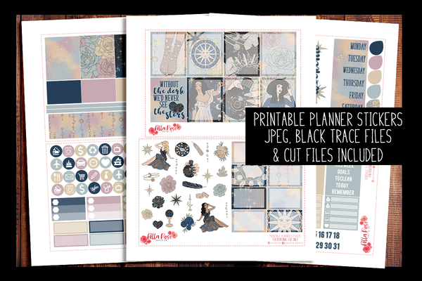 See The Stars Planner Kit | PRINTABLE PLANNER STICKERS